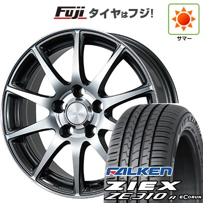 【新品国産車用5穴114.3】 夏タイヤ ホイール4本セット 215/40R18 ファルケン ジークス ZE310R エコラン(限定) ブリヂストン エコフォルム CRS23 7J 18インチ(送料無料)｜フジ スペシャルセレクション