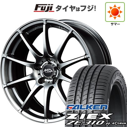 【新品】シエンタ 2022- 夏タイヤ ホイール4本セット 195/55R16 ファルケン ジークス ZE310R エコラン(限定) MID WHEELS スタッグ メタリックグレー 6.5J 16インチ(送料無料)