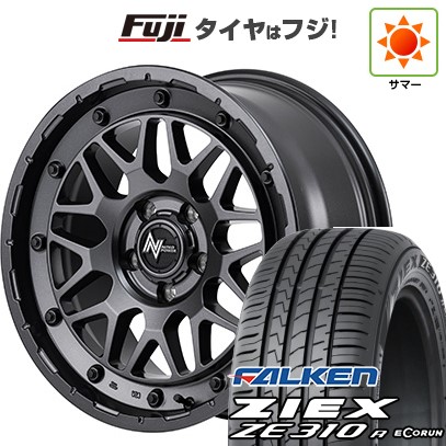 【新品国産車用5穴114.3】 夏タイヤ ホイール4本セット 225/65R17 ファルケン ジークス ZE310R エコラン(限定) MID WHEELS NITRO POWER M29 スティンガー 7J 17インチ(送料無料)