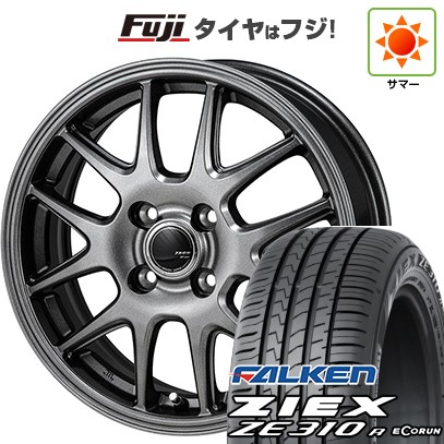 【新品国産車用4穴100】 夏タイヤ ホイール4本セット 185/65R15 ファルケン ジークス ZE310R エコラン(限定) モンツァ ZACK JP-205 5.5J 15インチ(送料無料)｜フジ スペシャルセレクション 47,220円