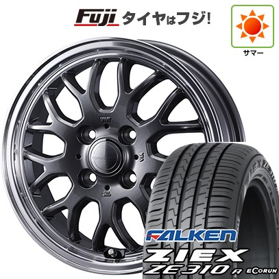 【新品国産車用4穴100】 夏タイヤ ホイール4本セット 175/65R15 ファルケン ジークス ZE310R エコラン(限定) WEDS ウェッズ グラフト 9M 5.5J 15インチ(送料無料)