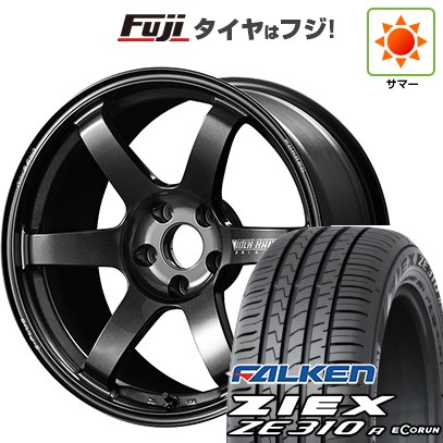 【新品国産車用5穴114.3】 夏タイヤ ホイール4本セット 215/45R18 ファルケン ジークス ZE310R エコラン(限定) RAYS レイズ ボルクレーシング TE37 サーガ S-plus 7.5J 18インチ(送料無料)