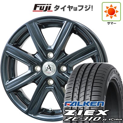 【新品国産車用4穴100】 夏タイヤ ホイール4本セット 185/65R15 ファルケン ジークス ZE310R エコラン(限定) テクノピア アフロディーテ MZ 5.5J 15インチ(送料無料)