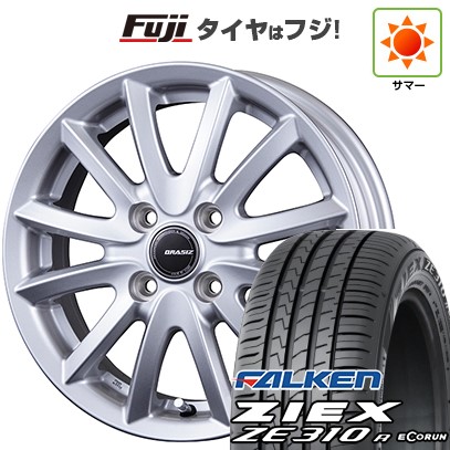 【新品国産車用4穴100】 夏タイヤ ホイール4本セット 195/50R16 ファルケン ジークス ZE310R エコラン(限定) コーセイ クレイシズ VS6 6J 16インチ(送料無料)