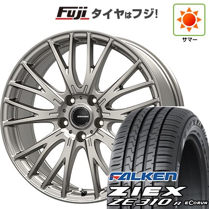 【新品国産車用5穴114.3】 夏タイヤ ホイール4本セット 205/55R16 ファルケン ジークス ZE310R エコラン(限定) コーセイ クレイシズ SE48 6.5J 16インチ(送料無料)｜フジ スペシャルセレクション