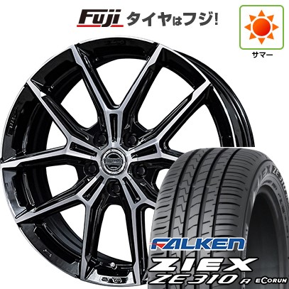 【新品国産車用5穴114.3】 夏タイヤ ホイール4本セット 215/50R17 ファルケン ジークス ZE310R エコラン(限定) 共豊 スマック +EK M1 7J 17インチ(送料無料)｜フジ スペシャルセレクション