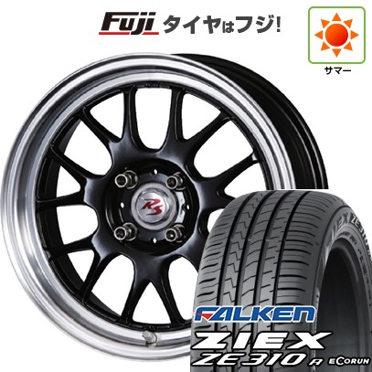 【新品国産車用4穴100】 夏タイヤ ホイール4本セット 185/65R15 ファルケン ジークス ZE310R エコラン(限定) クリムソン RS ST AIRモノブロック 5.5J 15インチ(送料無料)|フジ スペシャルセレクション