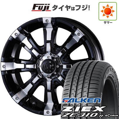 【新品国産車用5穴114.3】 夏タイヤ ホイール4本セット 225/65R17 ファルケン ジークス ZE310R エコラン(限定) クリムソン マーテルギア(MG) ビースト 7J 17インチ(送料無料)