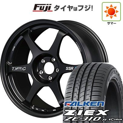 【新品国産車用5穴100】 夏タイヤ ホイール4本セット 215/45R17 ファルケン ジークス ZE310R エコラン(限定) SSR Type-c FORGED 7.5J 17インチ(送料無料)|フジ スペシャルセレクション