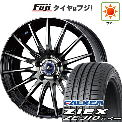 【新品国産車用5穴100】 夏タイヤ ホイール4本セット 215/45R17 ファルケン ジークス ZE310R エコラン(限定) WEDS ウェッズ レオニス NAVIA 05 7J 17インチ(送料無料)|フジ スペシャルセレクション