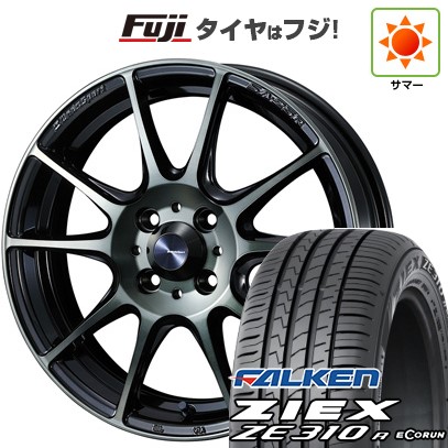 【新品国産車用4穴100】 夏タイヤ ホイール4本セット 175/65R15 ファルケン ジークス ZE310R エコラン(限定) WEDS ウェッズスポーツ SA-25R 6J 15インチ(送料無料)|フジ スペシャルセレクション