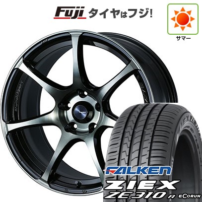【新品国産車用5穴100】 夏タイヤ ホイール4本セット 205/50R17 ファルケン ジークス ZE310R エコラン(限定) WEDS ウェッズスポーツ SA-75R 7J 17インチ(送料無料)｜フジ スペシャルセレクション