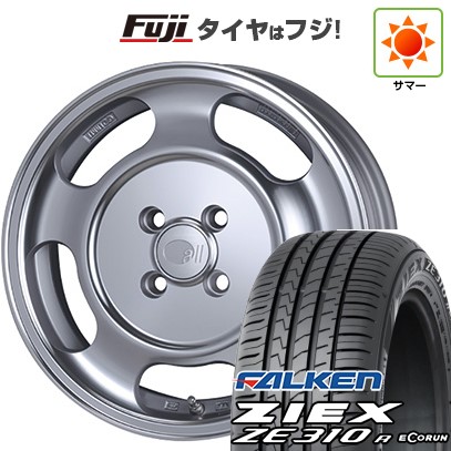 【新品国産車用4穴100】 夏タイヤ ホイール4本セット 185/55R15 ファルケン ジークス ZE310R エコラン(限定) ENKEI エンケイ all オールセブンティーン 5.5J 15インチ(送料無料)|フジ スペシャルセレクション