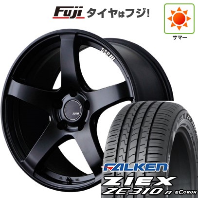 【新品国産車用5穴114.3】 夏タイヤ ホイール4本セット 225/45R18 ファルケン ジークス ZE310R エコラン(限定) SSR GT GTV01 8J 18インチ(送料無料)