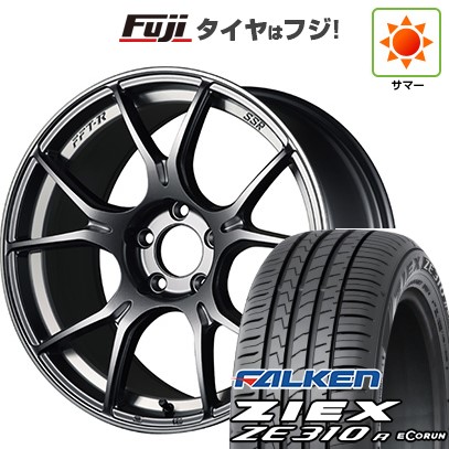 【新品国産車用5穴114.3】 夏タイヤ ホイール4本セット 215/45R18 ファルケン ジークス ZE310R エコラン(限定) SSR GT GTX02 7.5J 18インチ(送料無料)