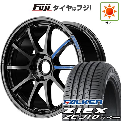 【新品国産車用5穴114.3】 夏タイヤ ホイール4本セット 215/50R17 ファルケン ジークス ZE310R エコラン(限定) RAYS レイズ グラムライツ 57NR SPEC-M 7J 17インチ(送料無料)｜フジ スペシャルセレクション