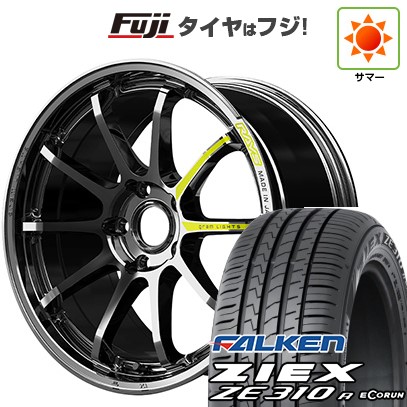 【新品国産車用5穴114.3】 夏タイヤ ホイール4本セット 225/45R18 ファルケン ジークス ZE310R エコラン(限定) RAYS レイズ グラムライツ 57NR LIMITED 7.5J 18インチ(送料無料)