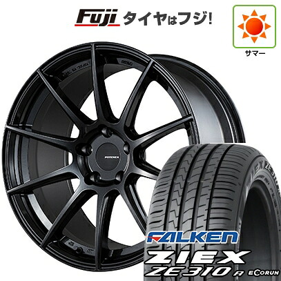 【新品国産車用5穴100】 夏タイヤ ホイール4本セット 215/40R18 ファルケン ジークス ZE310R エコラン(限定) ブリヂストン ポテンザ SW010 8J 18インチ(送料無料)｜フジ スペシャルセレクション 103,100円
