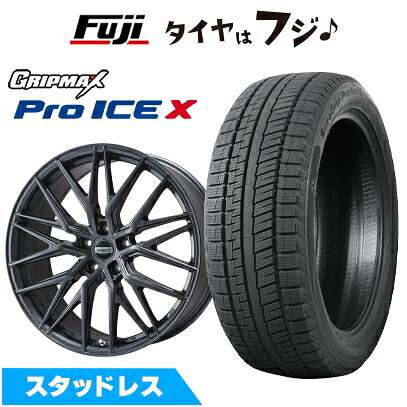 【新品】クラウンクロスオーバー スタッドレスタイヤ ホイール4本セット 225/45R21 グリップマックス シュアグリップ PRO アイスX BSW ブラックサイドウォール(限定) プレミックス MER XMESH ディープグレー(R14ボルト) 8J 21インチ(送料無料)