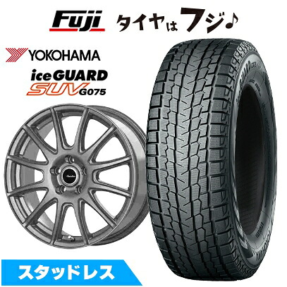 【新品】40系アルファード/ヴェルファイア スタッドレスタイヤ ホイール4本セット 225/60R18 ヨコハマ アイスガード SUV G075 テクノピア カリテス S12 トヨタ・レクサス車専 7J 18インチ(送料無料)｜フジ スペシャルセレクション