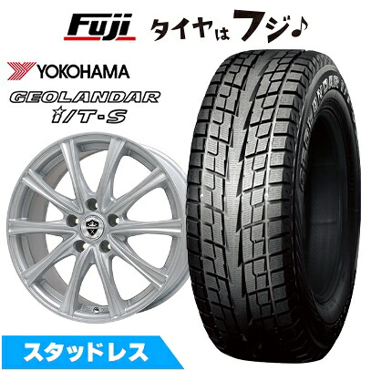 【新品国産車用5穴114.3】 スタッドレスタイヤ ホイール4本セット 215/60R17 ヨコハマ ジオランダー I/T-S G073 エルベ エステローザ MZV シルバー 7J 17インチ(送料無料)