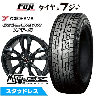 【新品】輸入車用 ベンツGLA（X156） スタッドレスタイヤ ホイール4本セット 215/60R17 ヨコハマ ジオランダー I/T-S G073 MSW by OZ Racing MSW 71(グロスブラック) 7.5J 17インチ(送料無料)