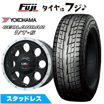 【新品】30系アルファード/ヴェルファイア等 スタッドレスタイヤ ホイール4本セット 215/65R16 ヨコハマ ジオランダー I/T-S G073 レアマイスター LMG CS-8 グロスブラック/リムポリッシュ 7J 16インチ(送料無料)|フジ スペシャルセレクション