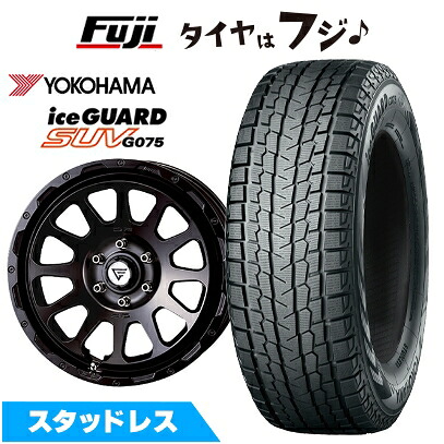 【新品】ランクル250 スタッドレスタイヤ ホイール4本セット 265/60R20 ヨコハマ アイスガード SUV G075 デルタフォース オーバル 9J 20インチ(送料無料)｜フジ スペシャルセレクション