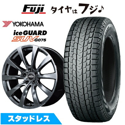 【新品】レクサスLBX スタッドレスタイヤ ホイール4本セット 225/60R17 ヨコハマ アイスガード SUV G075 MID WHEELS レフィナーダ モーション2 トヨタ・レクサス車専用 7J 17インチ(送料無料)