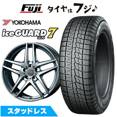 【新品】輸入車用 VW（ポロ AW） スタッドレスタイヤ ホイール4本セット 195/55R16 ヨコハマ アイスガード7 セブンIG70 モンツァ ウェスター S05 シルバー 6.5J 16インチ(送料無料)