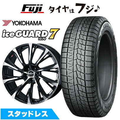 【新品】40系アルファード/ヴェルファイア スタッドレスタイヤ ホイール4本セット 245/45R20 ヨコハマ アイスガード7 セブンIG70 WEDS ウェッズ レオニス JG トヨタ・レクサス車専 8.5J 20インチ(送料無料)