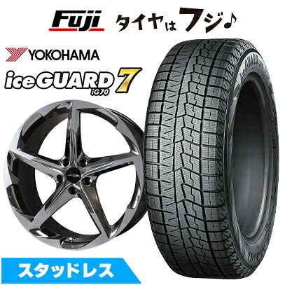 【新品】レクサスRX 2022/11- スタッドレスタイヤ ホイール4本セット 235/50R21 ヨコハマ アイスガード7 セブンIG70(2024年製) ACE AAF ブリエ FORGED SBCポリッシュ(R14) 8.5J 21インチ(送料無料)｜フジ スペシャルセレクション