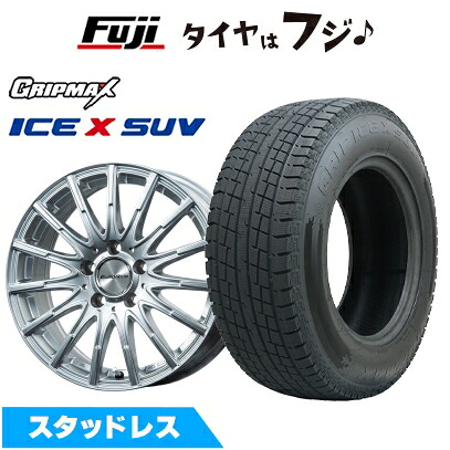 【新品】輸入車用 ベンツGLA（H247） スタッドレスタイヤ ホイール4本セット 235/55R18 グリップマックス アイスX SUV BSW ブラックサイドウォール(限定) ユーロアクシス エアフルト 7J 18インチ(送料無料)