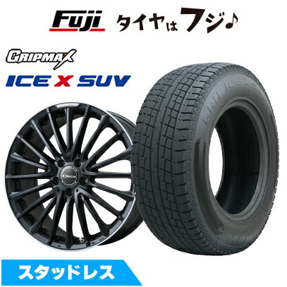 【新品】輸入車用 ベンツGLB（X247） スタッドレスタイヤ ホイール4本セット 235/55R18 グリップマックス アイスX SUV BSW ブラックサイドウォール(限定) ユーロアクシス オーパス 7J 18インチ(送料無料)