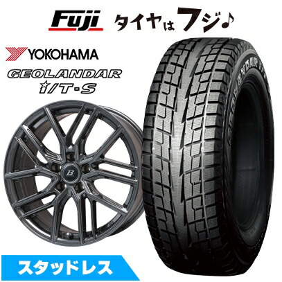 【新品】30系アルファード/ヴェルファイア等 スタッドレスタイヤ ホイール4本セット 215/65R16 ヨコハマ ジオランダー I/T-S G073 ブランドルライン ヴァレーゼ ディープグレー 6.5J 16インチ(送料無料)