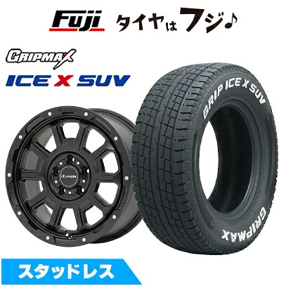 【新品】輸入車用 ラングラー スタッドレスタイヤ ホイール4本セット 265/70R17 グリップマックス アイスX SUV RWL ホワイトレター(限定) ジャオス アダマスBL5 7.5J 17インチ(送料無料)｜フジ スペシャルセレクション
