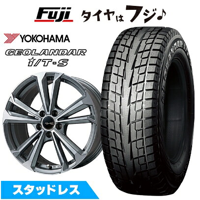 【新品】輸入車用 プジョー リフター スタッドレスタイヤ ホイール4本セット 215/65R16 ヨコハマ ジオランダー I/T-S G073 共豊 ユーロツヴァイ FK-5(ガンメタポリッシュ) 6.5J 16インチ(送料無料)｜フジ スペシャルセレクション