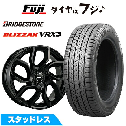 【新品】輸入車用 シトロエンC3 エアクロス SUV スタッドレスタイヤ ホイール4本セット 205/65R15 ブリヂストン ブリザック VRX3 MAK アポロ 6J 15インチ(送料無料)