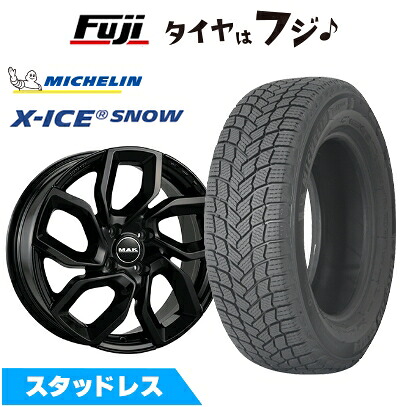 【新品】輸入車用 シトロエンC3 2010-17 スタッドレスタイヤ ホイール4本セット 195/55R16 ミシュラン エックスアイス スノー MAK アポロ 6.5J 16インチ(送料無料)｜フジ スペシャルセレクション