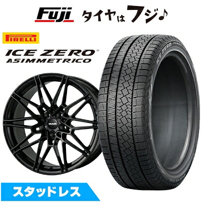 【新品】輸入車用 BMW 5シリーズ（G60/G61） スタッドレスタイヤ ホイール4本セット 245/45R19 ピレリ ウィンター アイスゼロアシンメトリコ MAK ケーニッヒ 8J 19インチ(送料無料)