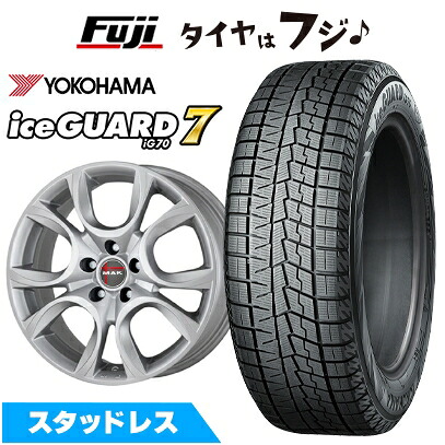 【新品】輸入車用 ジュリア スタッドレスタイヤ ホイール4本セット 225/50R17 ヨコハマ アイスガード7 セブンIG70 MAK トリノ 7.5J 17インチ(送料無料)