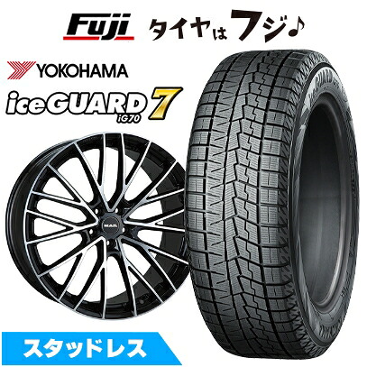 【新品】輸入車用 グレカーレ スタッドレスタイヤ ホイール4本セット 255/45R20 ヨコハマ アイスガード7 セブンIG70 MAK スペシャーレ 8.5J 20インチ(送料無料)|フジ スペシャルセレクション