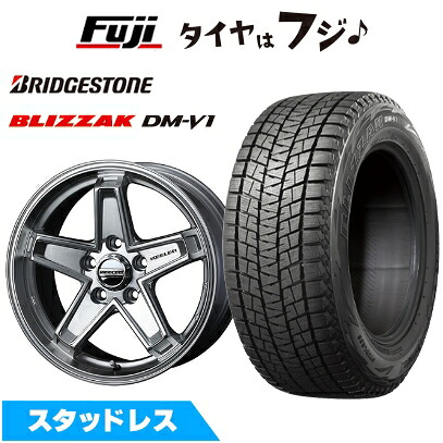 【新品】輸入車用 レネゲード スタッドレスタイヤ ホイール4本セット 215/60R17 ブリヂストン ブリザック DM-V1 WEDS ウェッズアドベンチャー キーラータクティクス ハイパーシルバー 7J 17インチ(送料無料)|フジ スペシャルセレクション