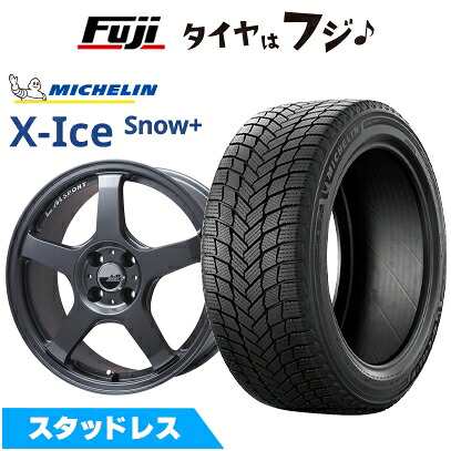 【新品】30系アルファード/ヴェルファイア等 スタッドレスタイヤ ホイール4本セット 215/65R16 ミシュラン エックス アイス スノー プラス レアマイスター LMスポーツ LM-05R(マットガンメタ) 6.5J 16インチ(送料無料)｜フジ スペシャルセレクション