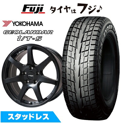 【新品】30系アルファード/ヴェルファイア等 スタッドレスタイヤ ホイール4本セット 215/65R16 ヨコハマ ジオランダー I/T-S G073 レアマイスター LMスポーツ LM-07(グロスブラック) 6.5J 16インチ(送料無料)｜フジ スペシャルセレクション