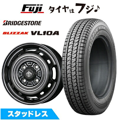 【新品】タウンエーストラック スタッドレスタイヤ ホイール4本セット 175/80R14 99/98N ブリヂストン ブリザック VL10A トピー ランドフット XFG 5J 14インチ(送料無料)|フジ スペシャルセレクション