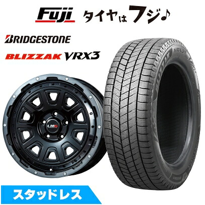【新品国産車用5穴114.3】 スタッドレスタイヤ ホイール4本セット 215/70R16 ブリヂストン ブリザック VRX3 レアマイスター LMG DS-10 ブラック/ブラッククリアリム 7J 16インチ(送料無料)