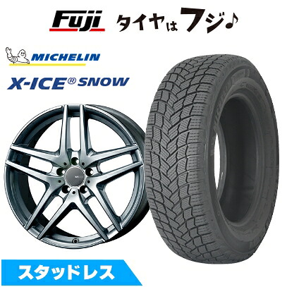 【新品】輸入車用 VW（T-Roc） スタッドレスタイヤ ホイール4本セット 215/60R16 ミシュラン エックスアイス スノー モンツァ ウェスター S05 シルバー 6.5J 16インチ(送料無料)