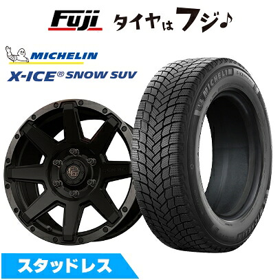 【新品】プラド/ハイラックス スタッドレスタイヤ ホイール4本セット 265/65R17 ミシュラン エックスアイス スノー SUV WEDS ウェッズ クロスオーバーガーメンツ Style U 8J 17インチ(送料無料)｜フジ スペシャルセレクション