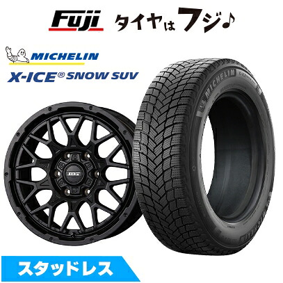 【新品】プラド/ハイラックス スタッドレスタイヤ ホイール4本セット 265/65R17 ミシュラン エックスアイス スノー SUV コーセイ ボトムガルシア シャドウバーツ 8J 17インチ(送料無料)